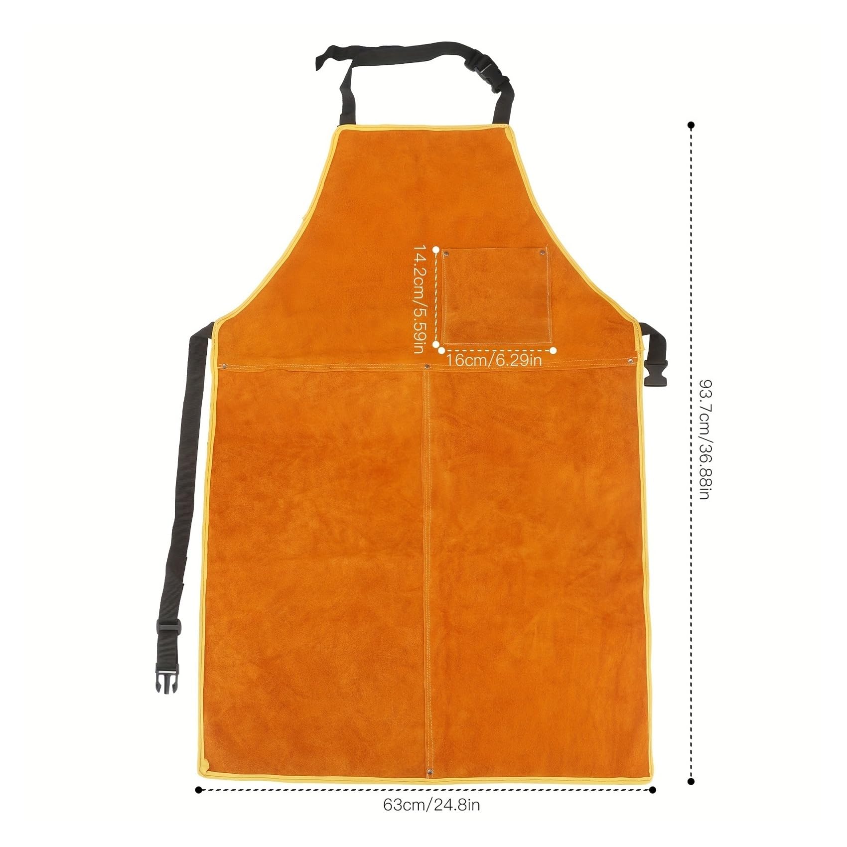Delantal de soldadura de PU resistente