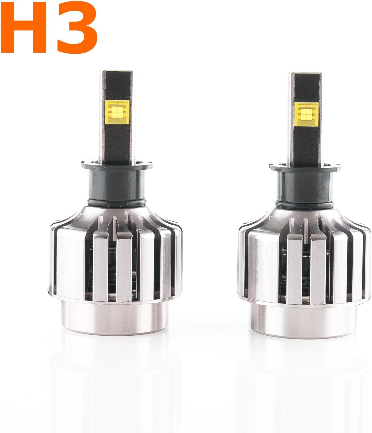 2PCS H3 LED Head Light Driving Fog Lamp 30w Headlight For Offroad ATV Boat Motorcycle SUV Truck UTV Bicycle