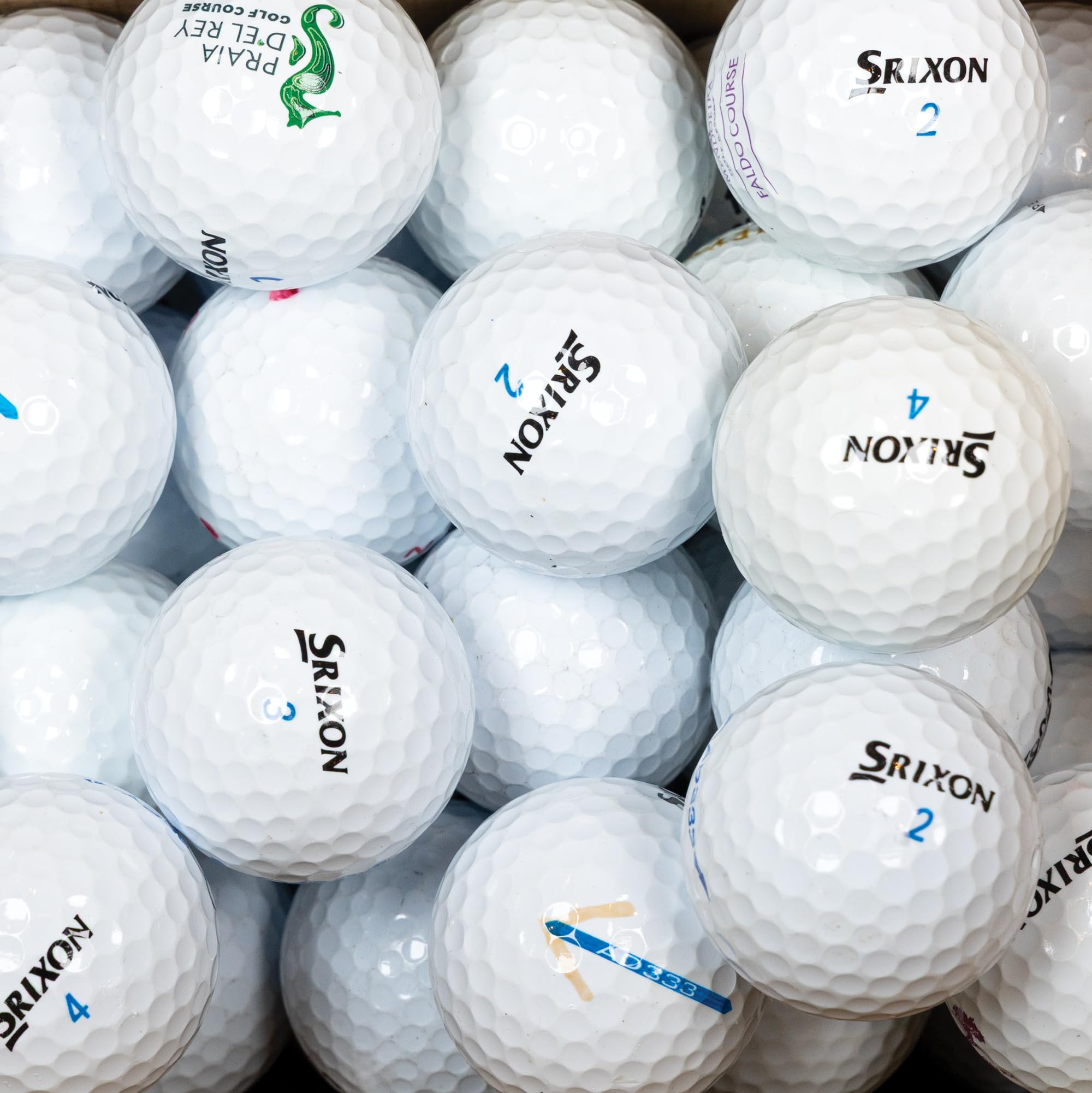 Premium Used Golf Lake Balls Srixon AD333 12 Pack Pearl Grade