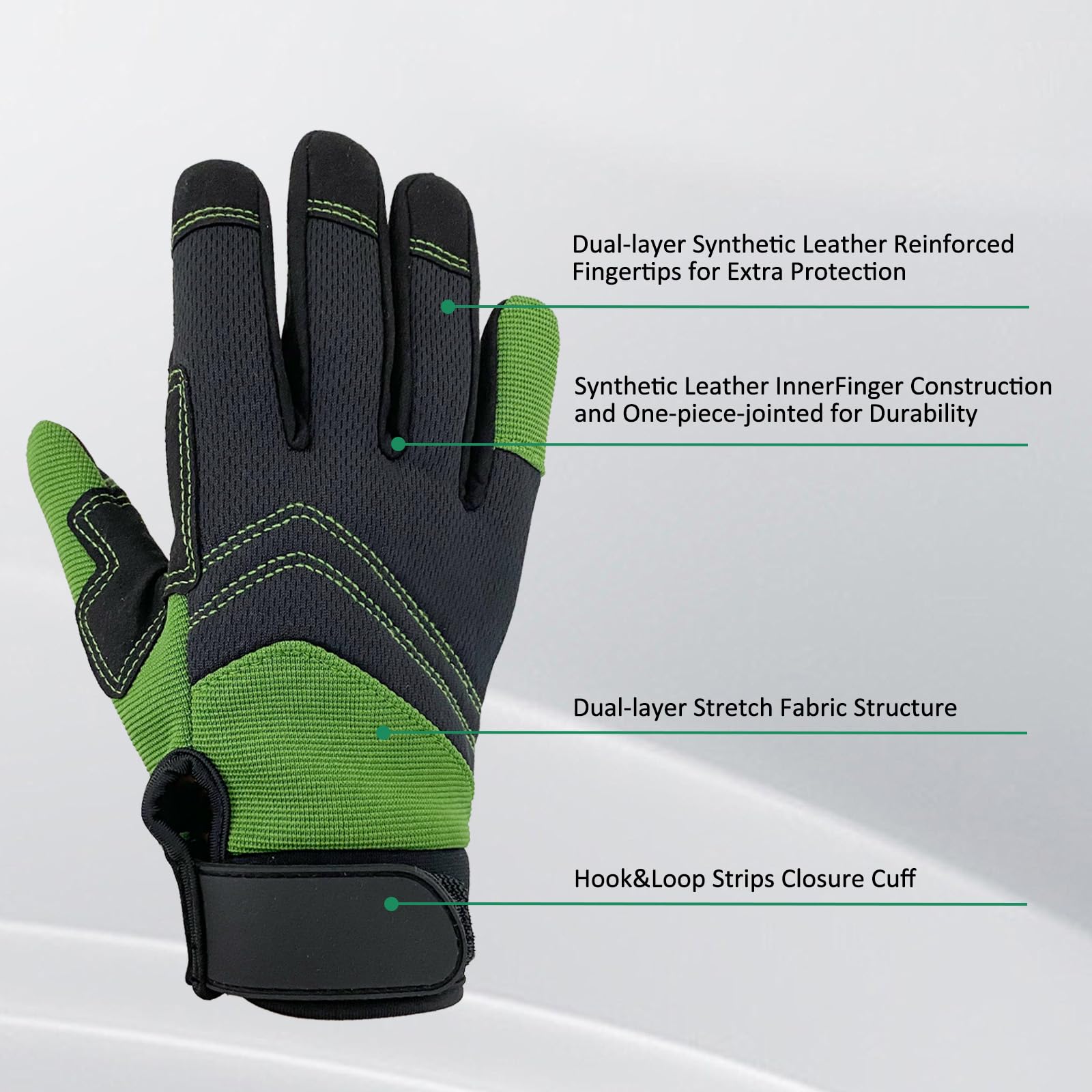 Gardening Gloves for Women and Men Touchscreen Gardening Gloves, Thorn Resistant and Puncture Resistant Work Gloves - Image 2
