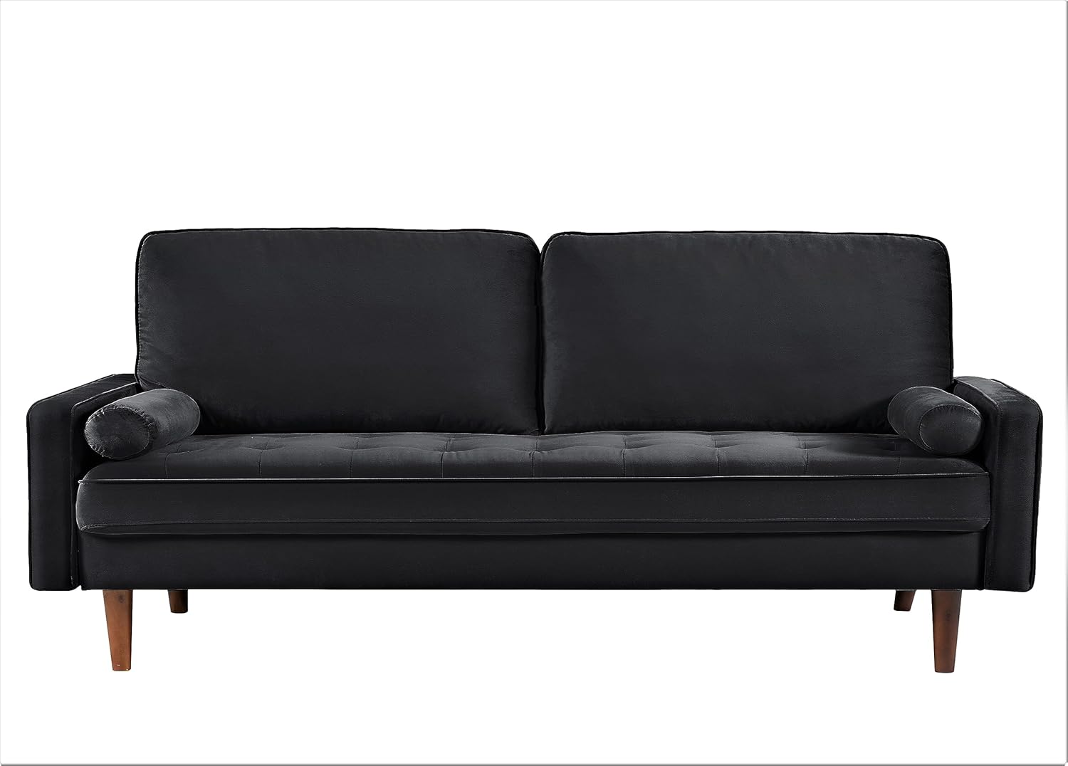 US Pride Furniture Velvet 70" Sofa Couch, Iconic Mid