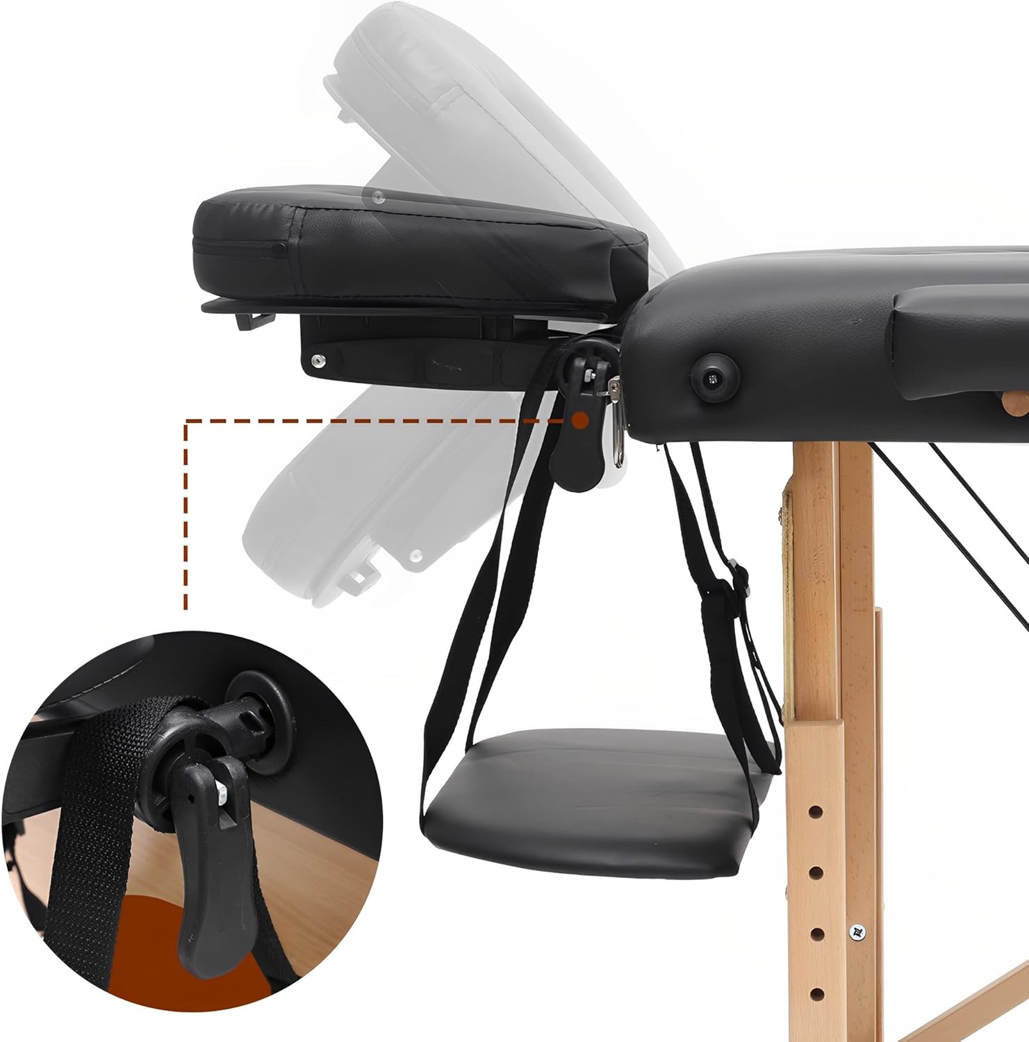 FlamingoCasa Massage Table Portable spa Bed Profesional Tattoo Physical Therapy Eyelash Folding Esthetician Wide Adjustable lash Camilla : Beauty & Personal Care