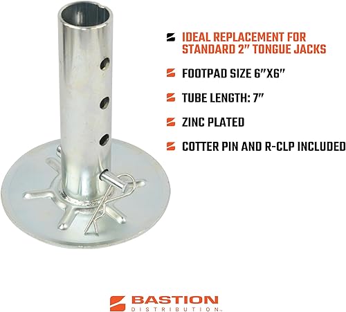 Miniatura 3 de Bastion Distribution Almohadilla de extensión | 3 ajustes de altura ajustable | Base de 6 pulgadas de ancho para máxima estabilidad | Chapado en