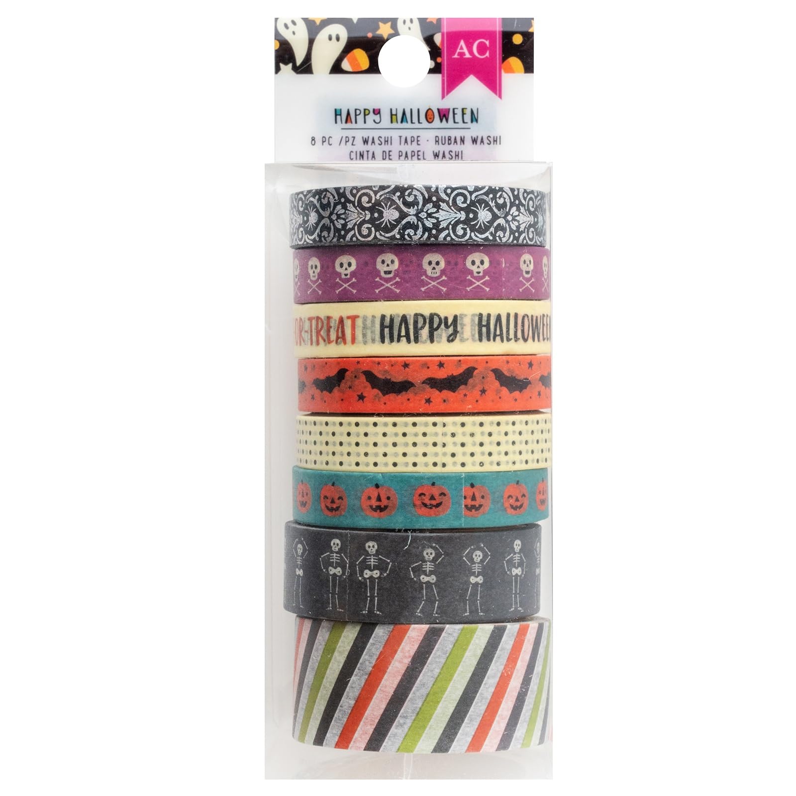 American Crafts Happy Halloween Washi Tape (8 Piece)