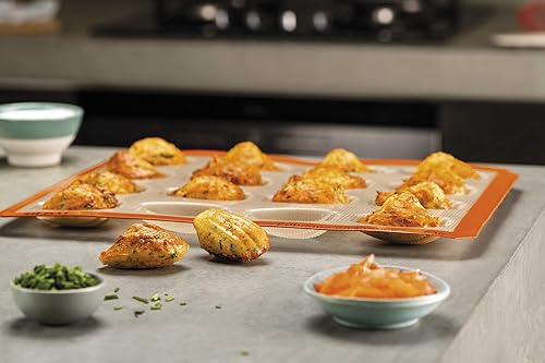 Miniatura 55 de Silpat Los moldes originales para hornear Mini-Brioche Caramelo y Naranja