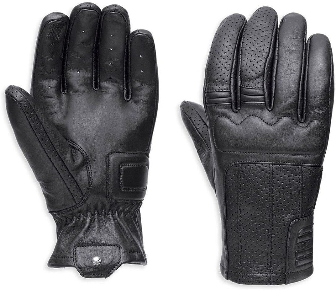 Harley-Davidson® Sale Men's Newdale Perforated Leather Motorcycle Gloves - 97116-18VM