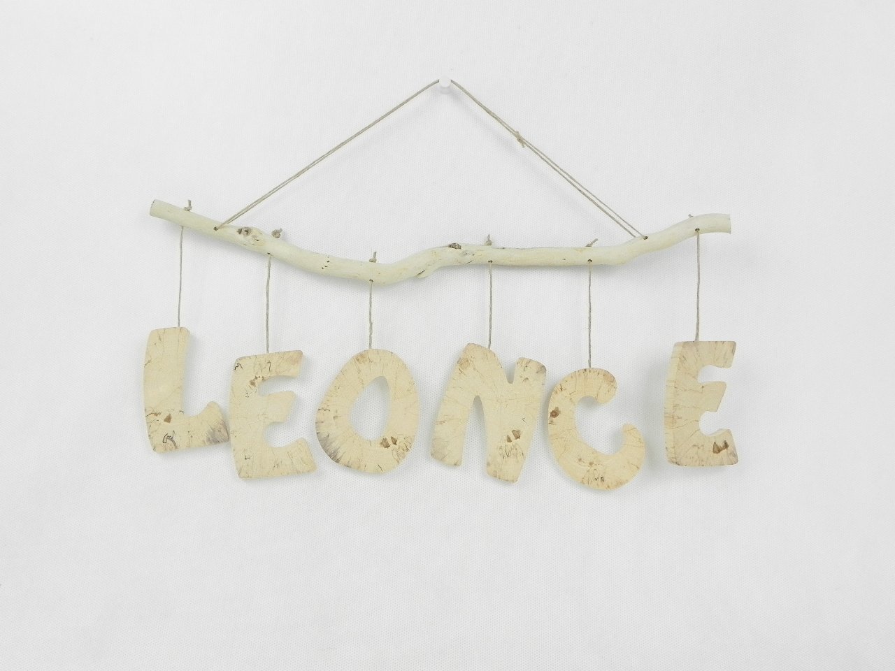 Prénom personnalisé en bois massif naturel, cadeau de naissance personnalisé, prénom pour porte de chambre, lettres en bois, fait main