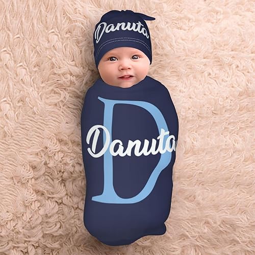 Miniatura 3 de Juego de canastilla de bebé personalizada para niños y niñas, suave y personalizada, para bebé de 0 a 3 meses para recién nacido