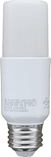 Miniatura 4 de GE Lighting 79368 - Bombilla LED Bright Stik de 10 vatios (reemplazo de 60 vatios), 760 lúmenes, no regulable, con base media, blanco suave, 1 caja