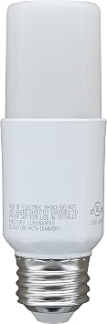 GE Lighting 79368 LED Bright Stik 10-watt (60-Watt Replacement), 760-Lumen Light Bulb Non-Dimmable with Medium Base, Soft White, 1 Box (3 Bulbs Total)