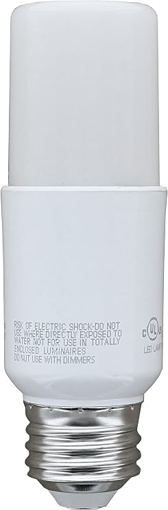 GE Lighting 79368 LED Bright Stik 10-watt (60-Watt Replacement), 760-Lumen Light Bulb Non-Dimmable with Medium Base, Soft White, 1 Box (3 Bulbs Total)