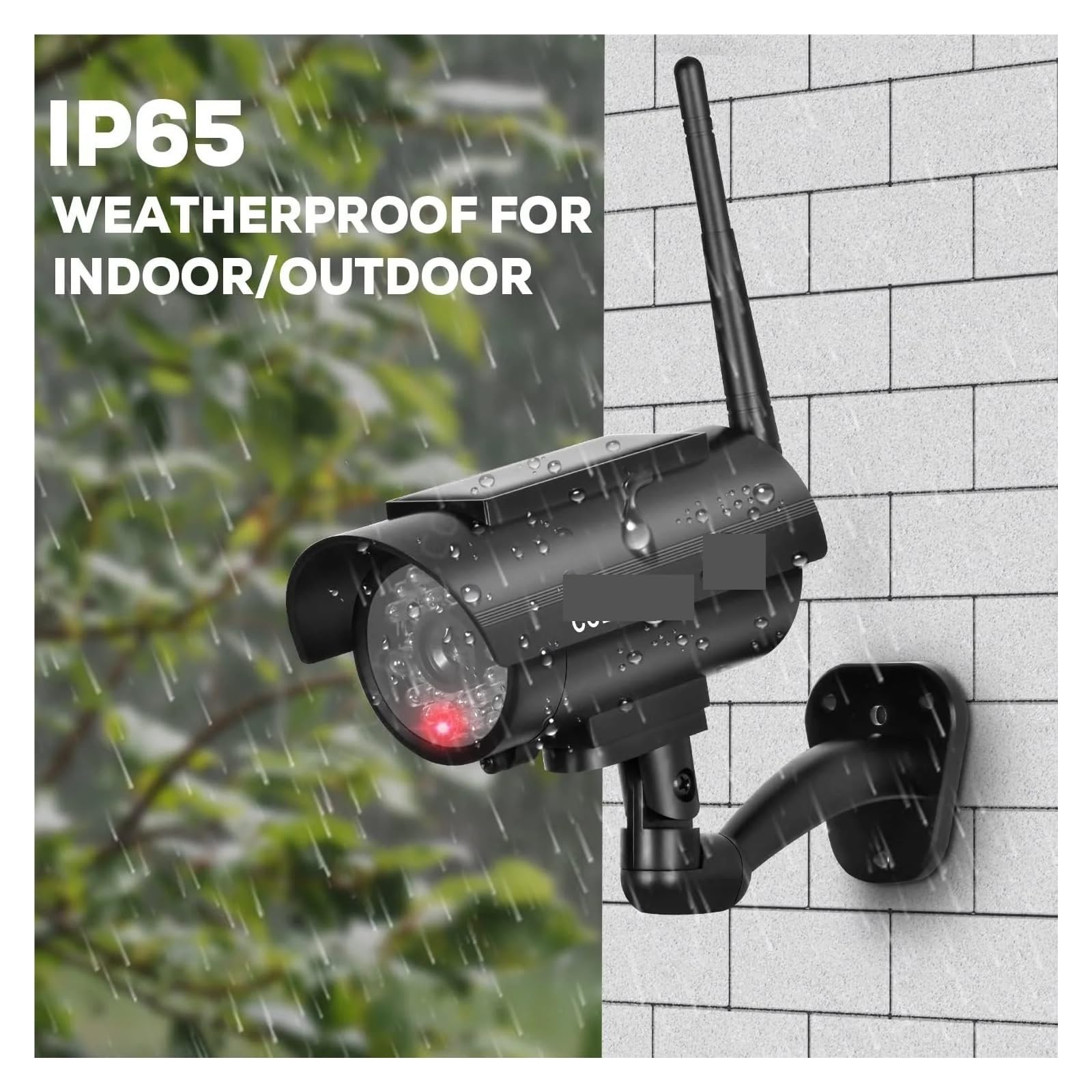 Telecamera finta fittizia ad energia solare Cctv Sicurezza Wifi Telecamera fittizia for videosorveglianza esterna