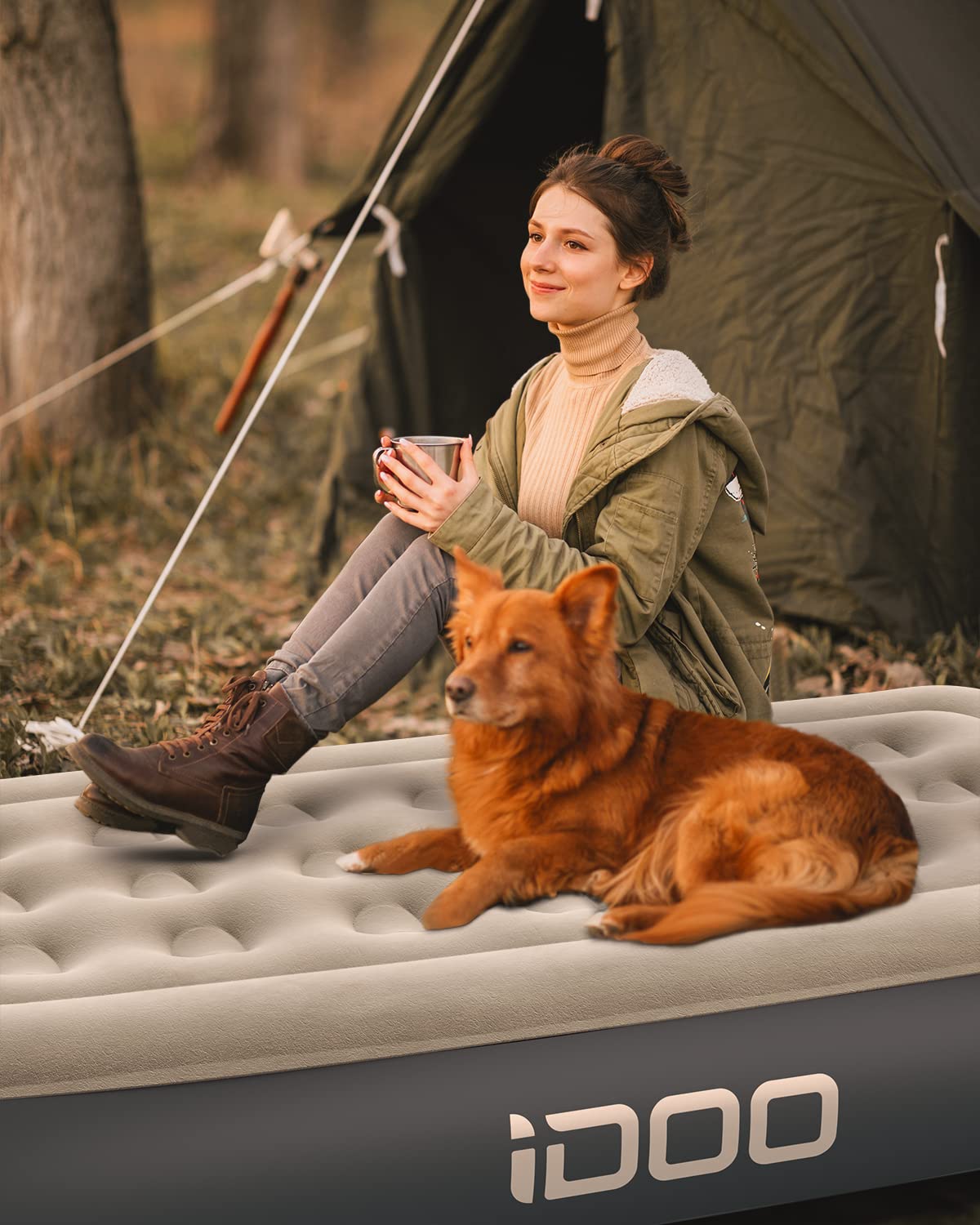 Amazon.com: iDOO Twin Air Mattress, Air Mattress with Built in