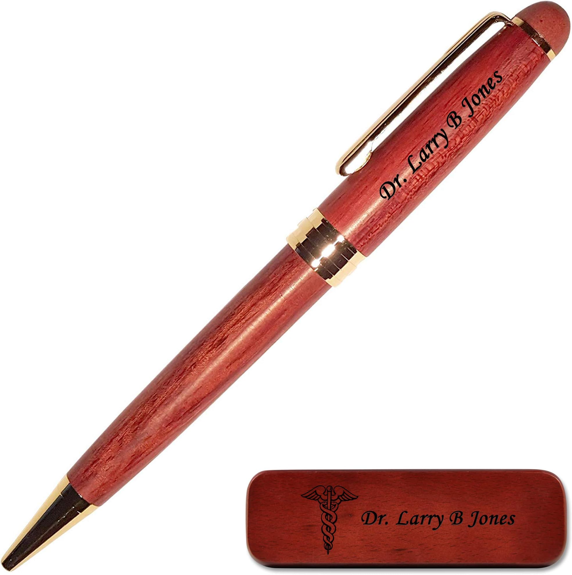 Engraved Wooden Gift Pen for Medical Professionals
