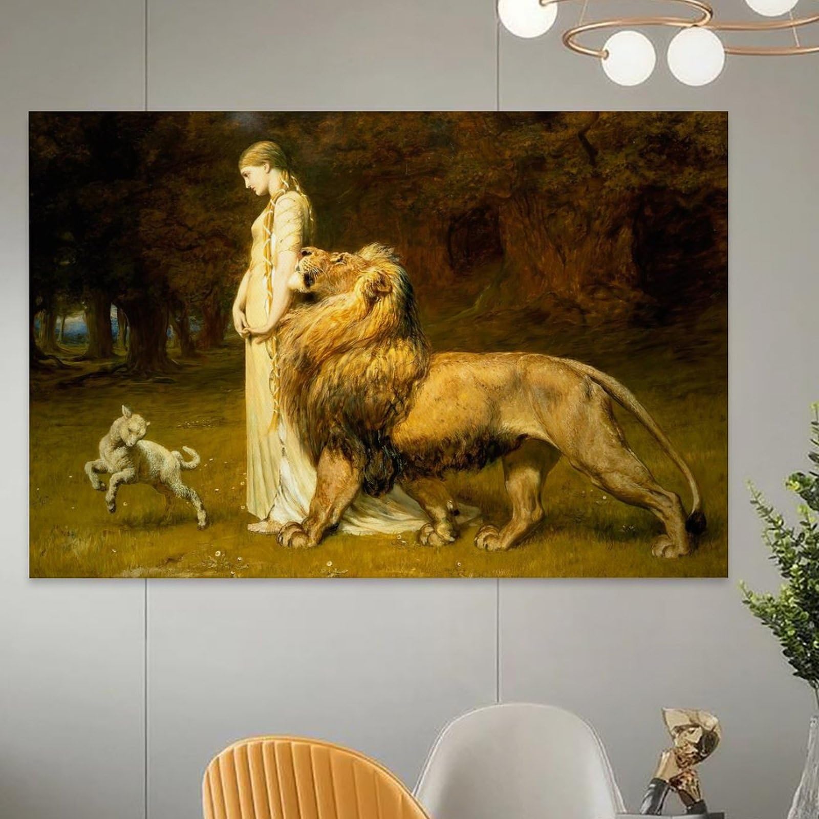 Amazon.com: WangXianYY Briton Riviere Wall Art Prints Paintings