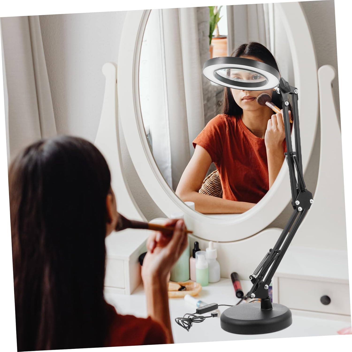 Led Reading Lamp Magnifying Eye Protection Table Lamp Led Desk Light for Jewelry Making