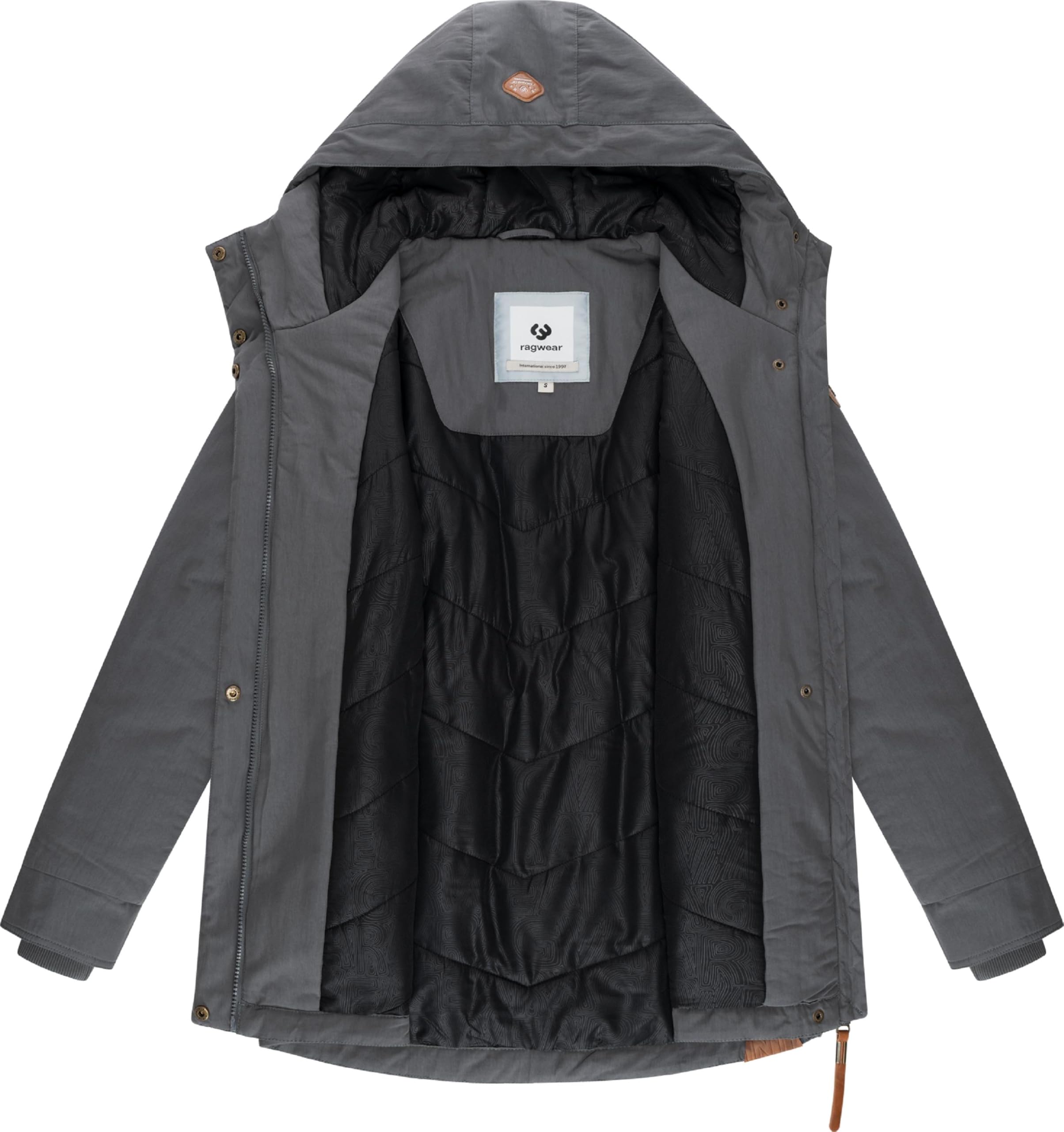 Ragwear Damen Winterparka warme Winterjacke mit Kapuze Monadena Parka YOUMODO XS-5XL