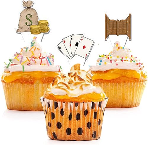 Miniatura 3 de 36 piezas de sombreros de vaquero para cupcakes, temática occidental, fiesta de cumpleaños, baby shower, suministros de decoración de pasteles