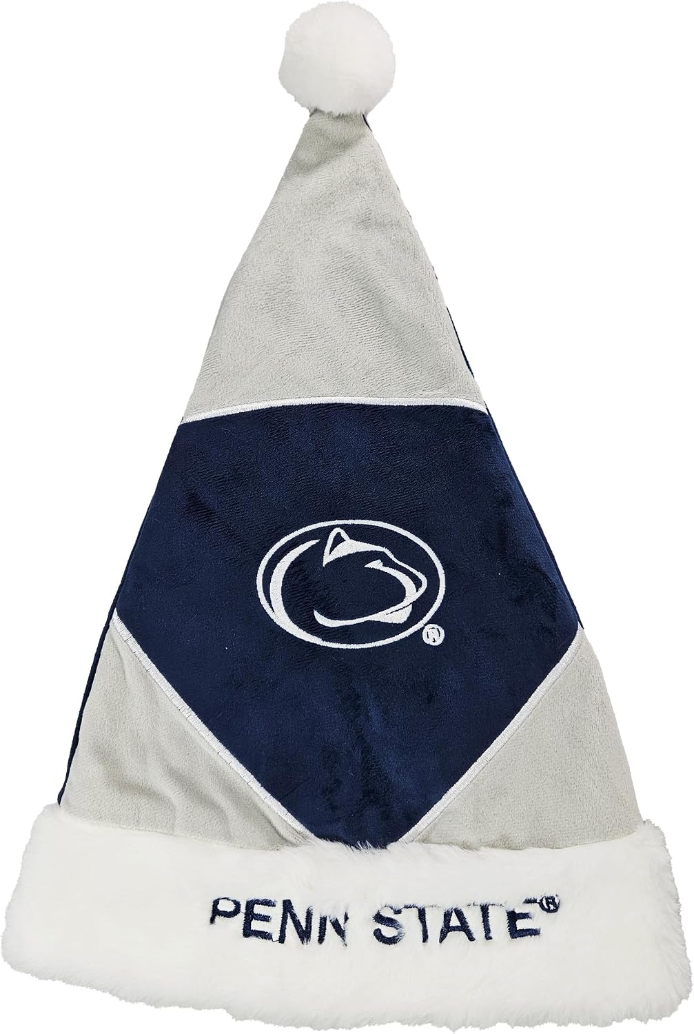 FOCO Penn State University – Collector's Edition Nittany Lions Santa Hat – Represent the Navy Blue and White - Show Your Big 10 Spirit with Officially Licensed NCAA Holiday Fan Apparel and Gift