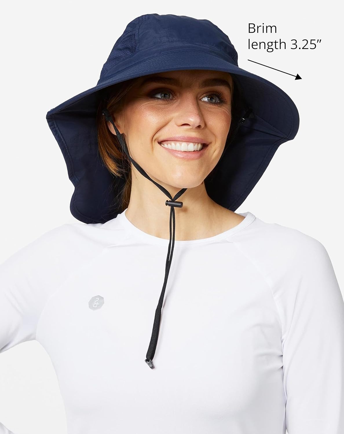 Solbari Unisex Trekker Sun Hat UPF 50+, Legionnaire Style Neck Coverage, Lightweight & Adjustable Fit for Hiking & Travel