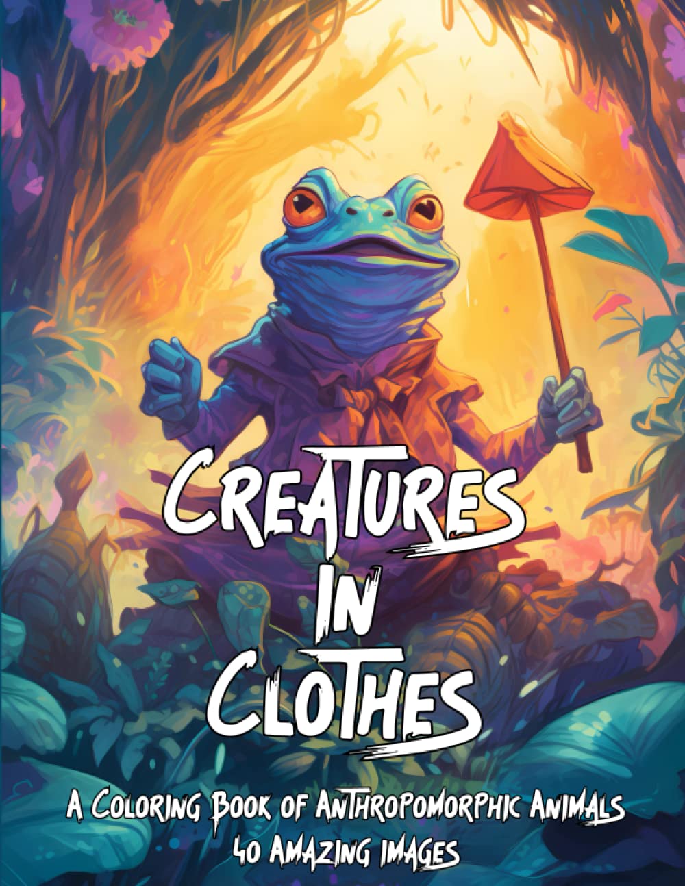 Creatures in Clothes: A Coloring Book of Anthropomorphic Animals