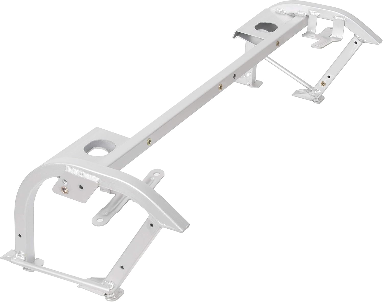 ECOTRIC Lower Radiator Core Support Skid Bar Plate + Upper Radiator Support Compatible with 2005-2013 Corvette C6 Replace for part number 15868159 20939829 15916658- Two Packages