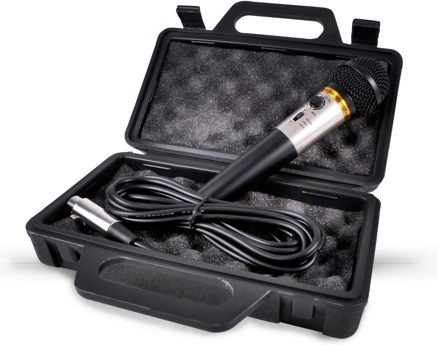 Mr Entertainment G158Y Karaoke Microphone with Built-in Echo Control