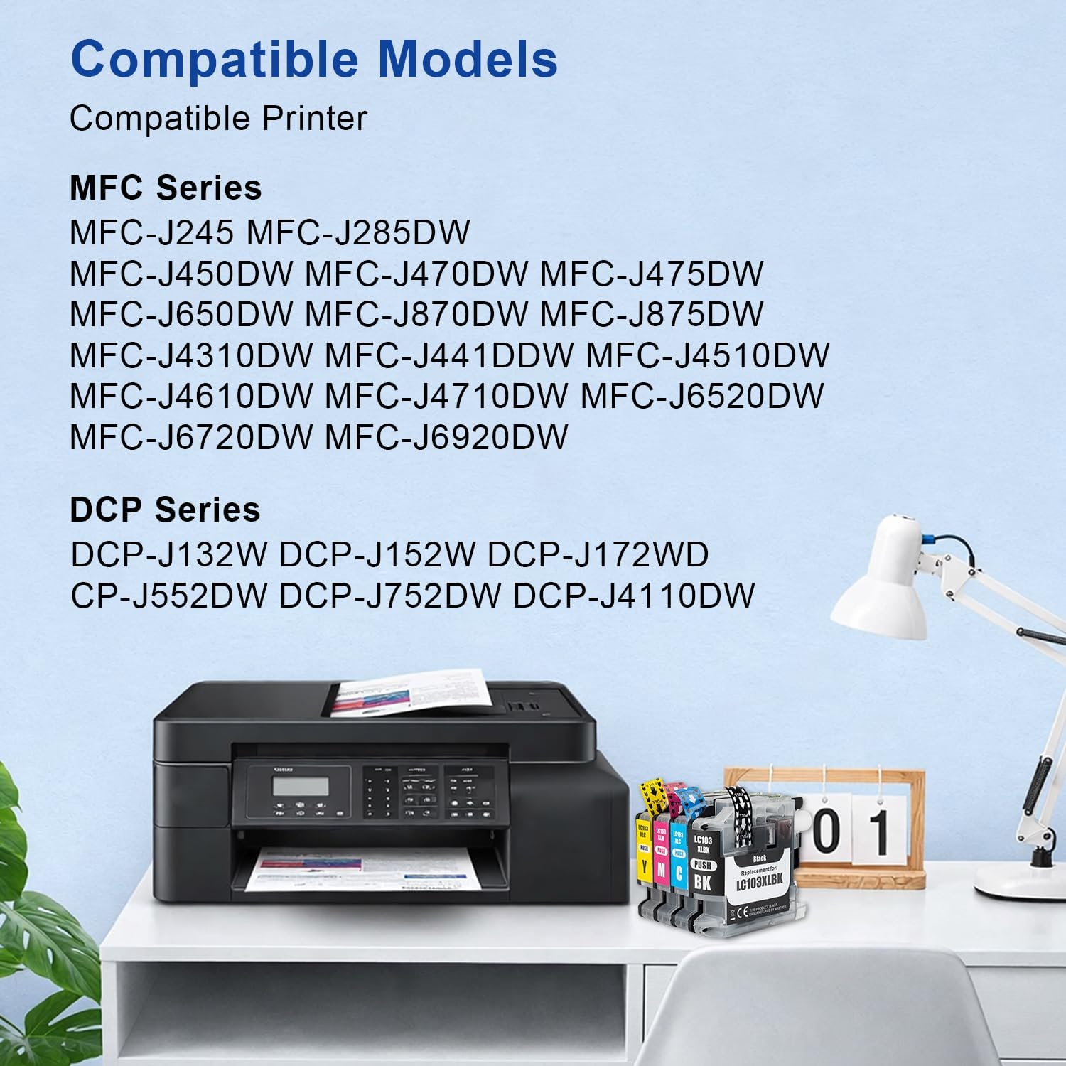 NEXTPAGE LC103xl Ink Cartridges Combo Pack Replacement for Brother LC103 LC101 Ink High Yield Work with Brother MFC-J870DW MFC-J6920DW MFC-J6520DW Printer (4 Cyan, 4 Magenta, 4 Yellow)
