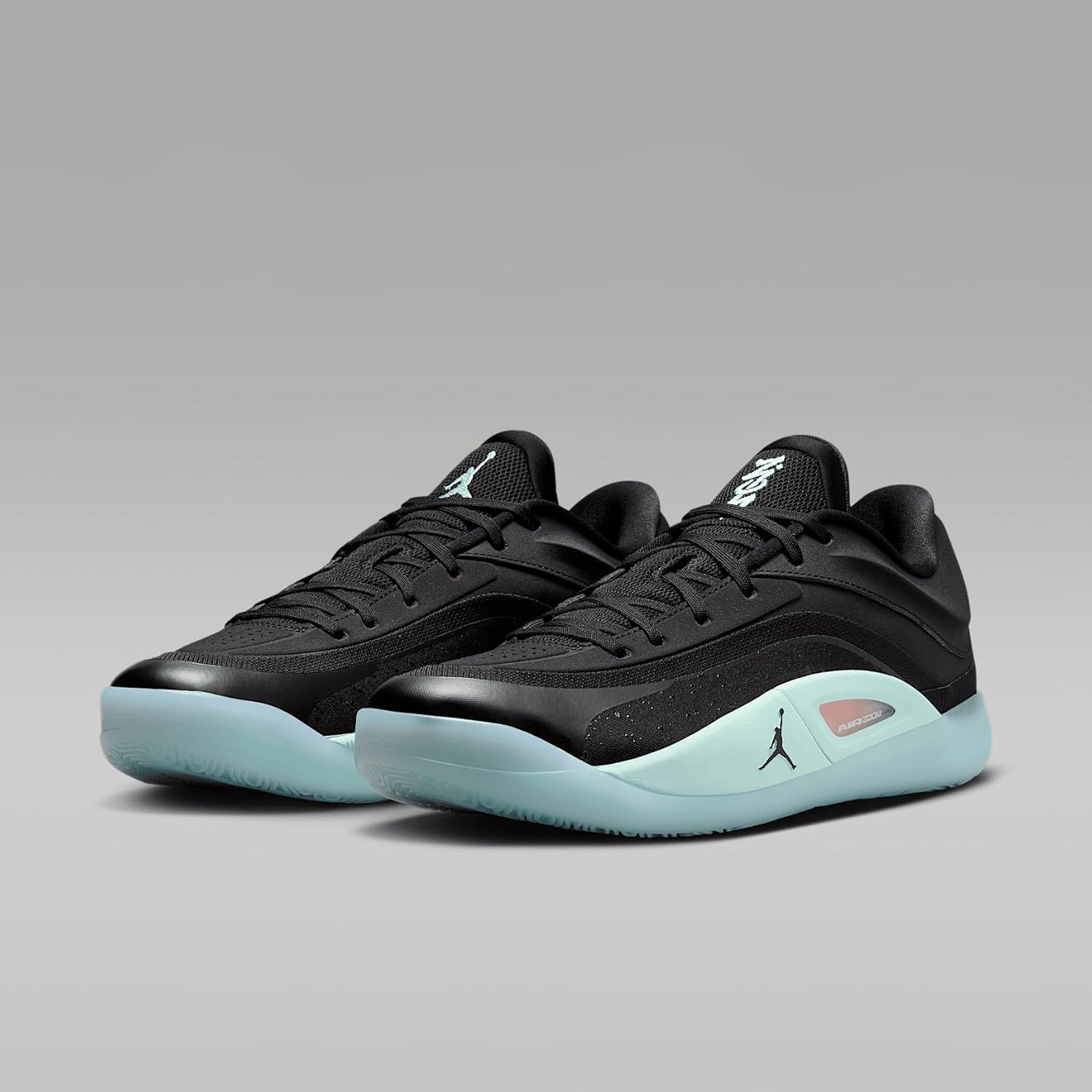 Zion 4 Basketball Shoes (FB1802-007, Black/Bright Crimson/Particle Grey/Mint Foam) Size 8