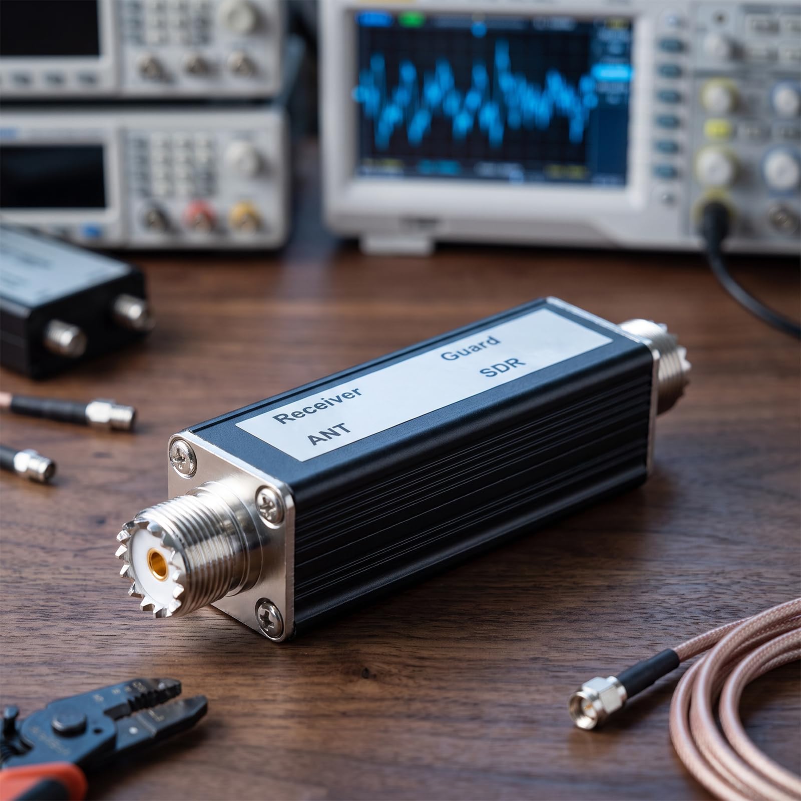 Osłona RF dla L Przednia Straż Sdr Przednia Straż Sdr Odbiornik Radiowy | Osłona RF dla L Przednia osłona Sdr Przednia osłona Sdr Odbiornik Radiowy Krótkie fale Kompatybilny 50Ω 75Ω dla analizatorów