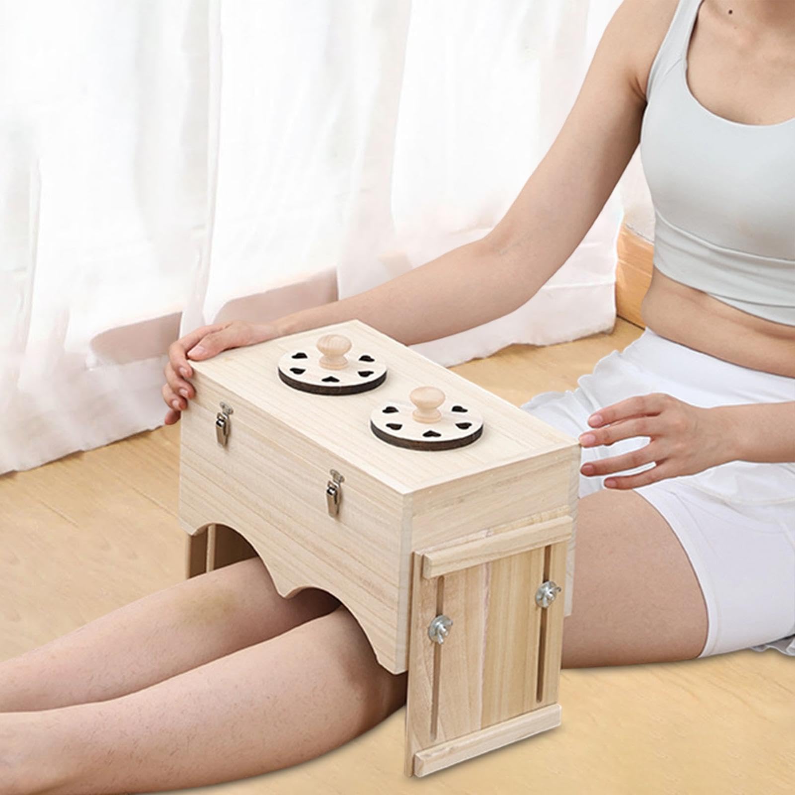 Amagogo Scatola per, bruciatore per, strumento per ustioni, regalo in legno per agopuntori, comodo ed ergonomico, strumento, L