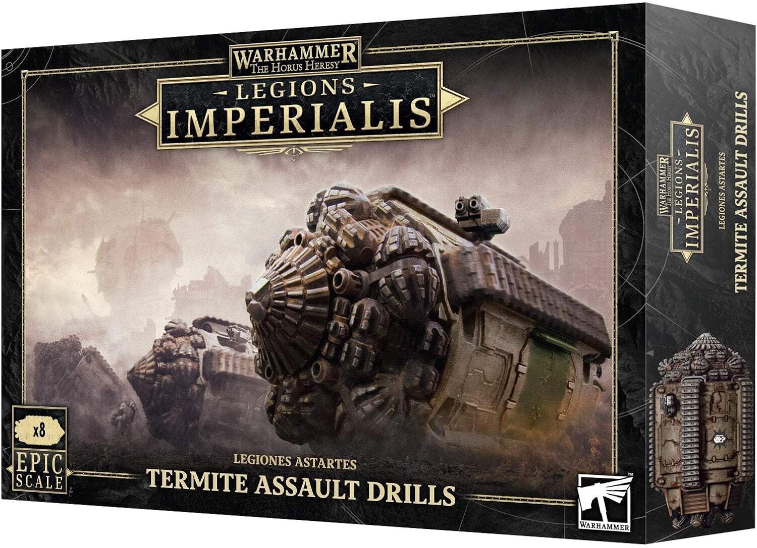 Warhammer - Horus Heresy - Legions Imperalis: Termite Assault Drills [Epic Scale] - Plastic Model Kit - Requires Assembly and Painting - Age 14+
