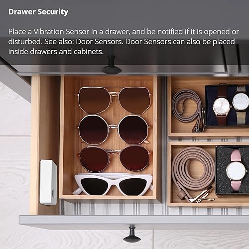 Miniatura 6 de YoLink Sensor de vibración inteligente LoRa choque inteligente, rotura de vidrio, manipulación, detector de movimiento, generador de funcionamiento,