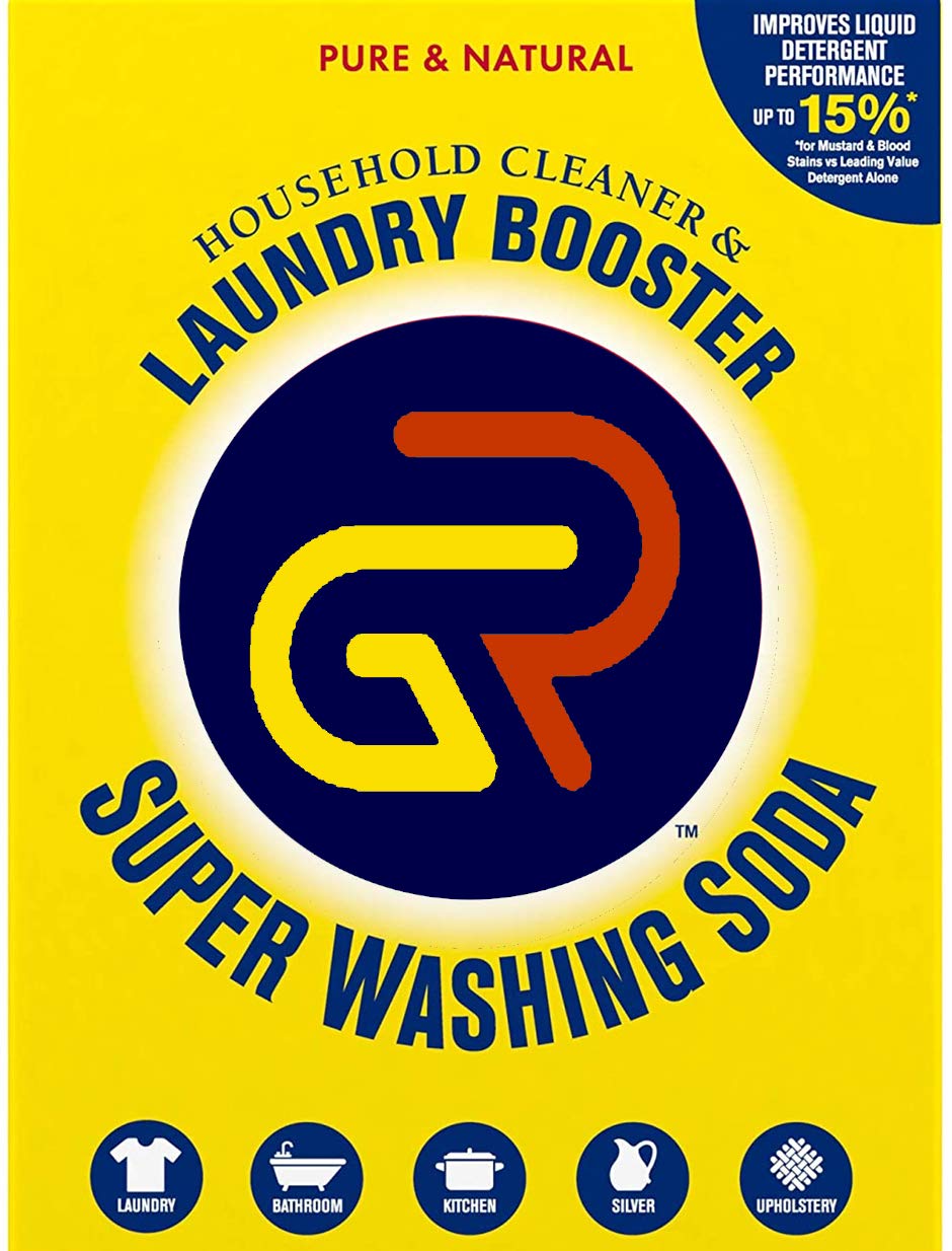 GR Super Washing Soda Detergent Booster & Household Cleaner (1470 GRAMS) (B08WHN2NX8) Amazon Price History, Amazon Price Tracker