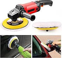 Vista 5 de LotFancy Almohadillas de pulido de lana de 6 pulgadas, paquete de 2 almohadillas de pulido de gancho y bucle para automóvil, utilizadas