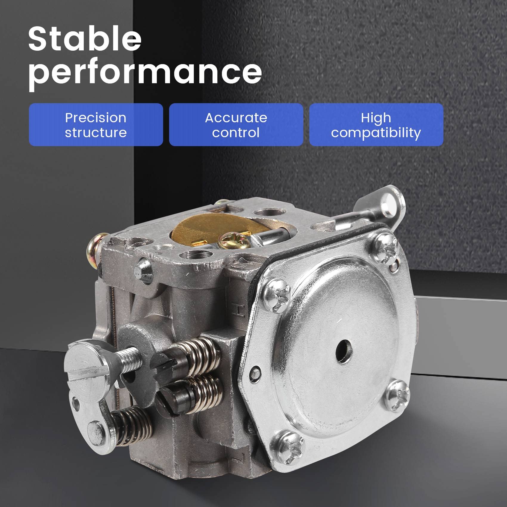 Carburatore Tillotson HS254B Per Motosega Husqvarna 61, 266, 268, 272, 272XP, Ricambio Aftermarket - Foto 4