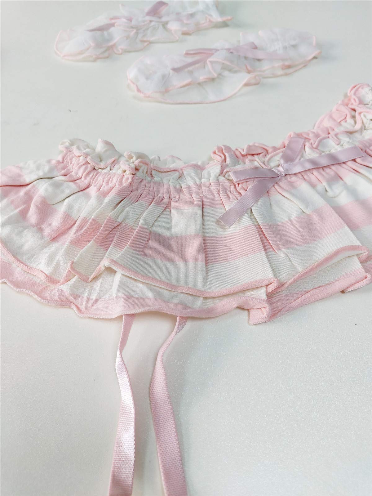 Sexy Garter Lingerie for Women Lolita Cosplay Mesh Chemise Costume Lace Babydoll Sleepwear