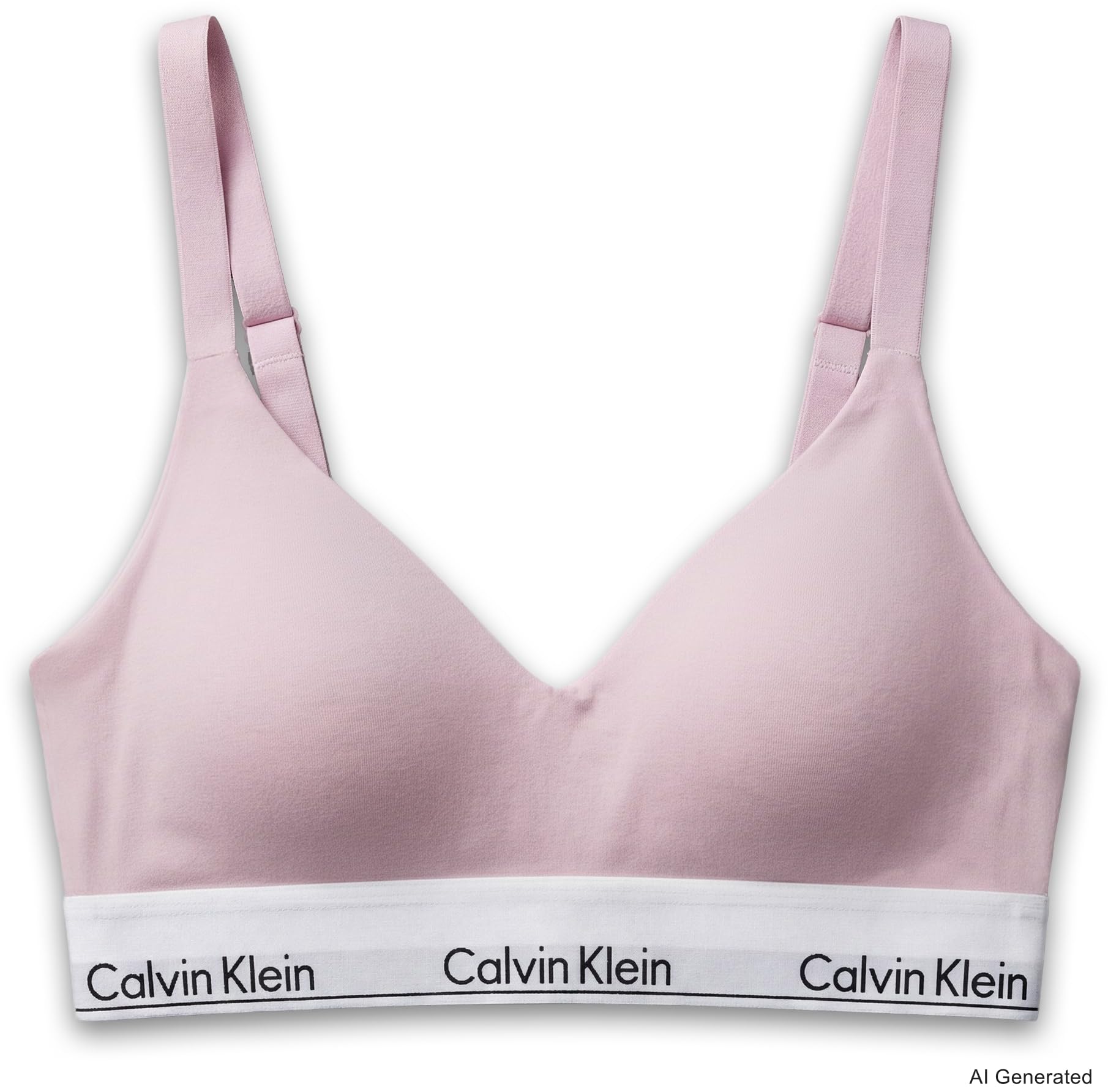 Calvin Klein Damen Bralette Lift mit Logobund