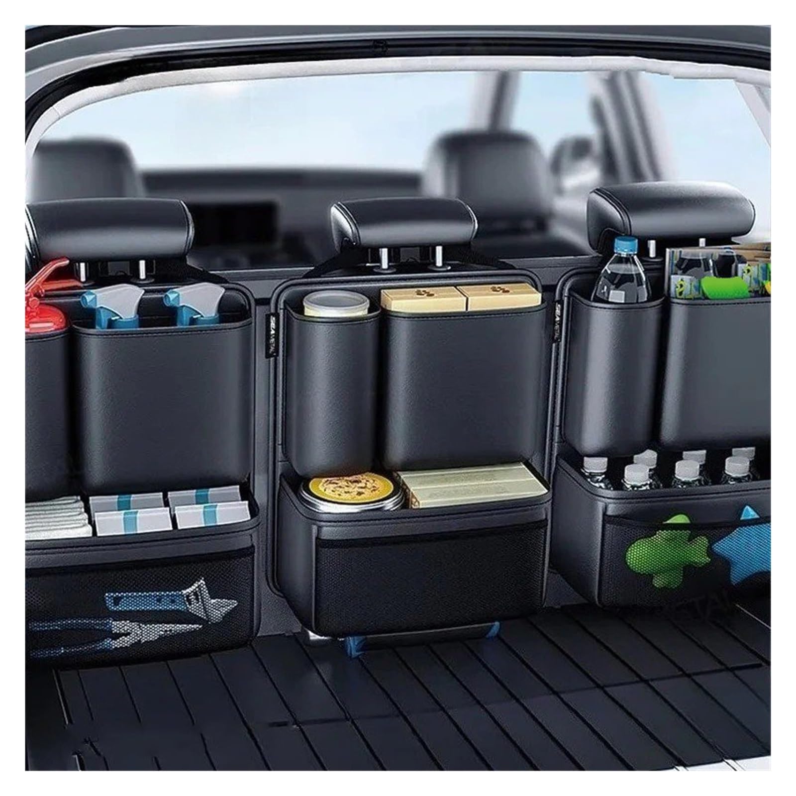 Proteggi Schienale Sedile Auto Organizer Per Bagagliaio Auto Multitasche