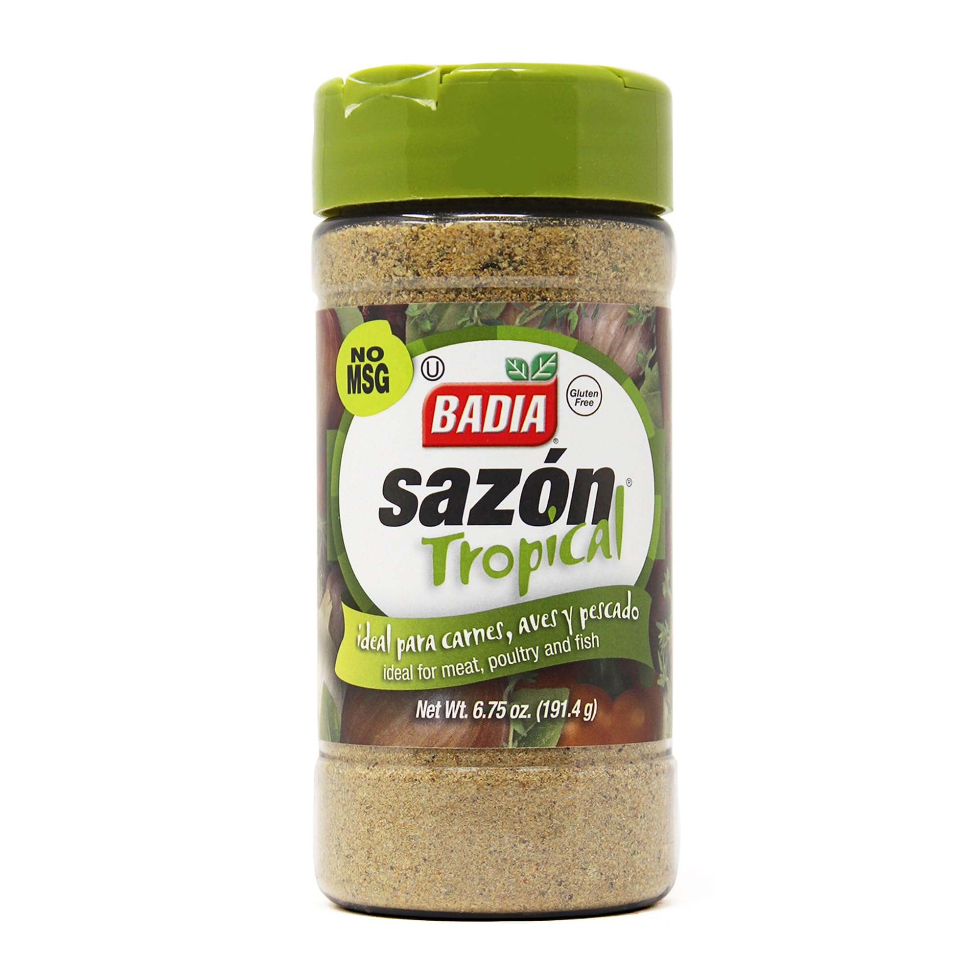 Badia Sazon Tropical, 6.75 oz - Zesty Blend for Meats, Poultry & Seafood