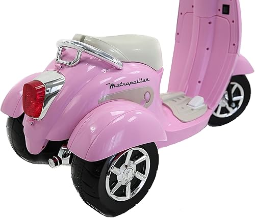 Miniatura 7 de Honda Metropolitan Scooter Ride on Toy para niños  Batería de 6 voltios para niños pequeños  para niños y niñas de 3 a 5 años  Incluye cargador