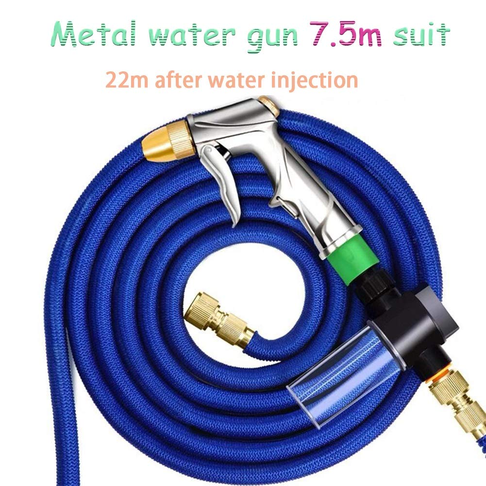 Raccordi per tubi da giardino Pistola a spruzzo Pistola in schiuma espandibile flessibile Multi Spray Pistola per colata a spruzzo (confezione da 7,5 m)