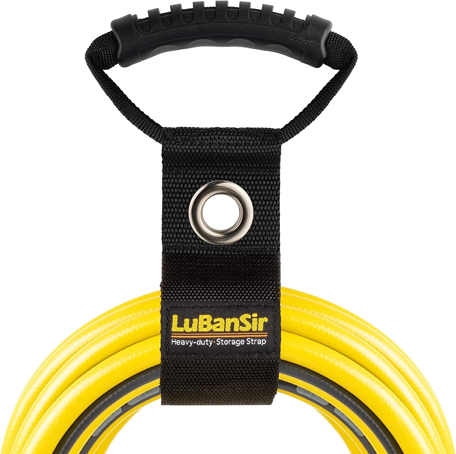 LuBanSir 3 Pack Extension Cord Organizer, 17" Portable Hook and Loop Storage Straps with Grommet Fit Extension Cords, Cables, Ropes, Garden Water Hoses Carrying and Hanging