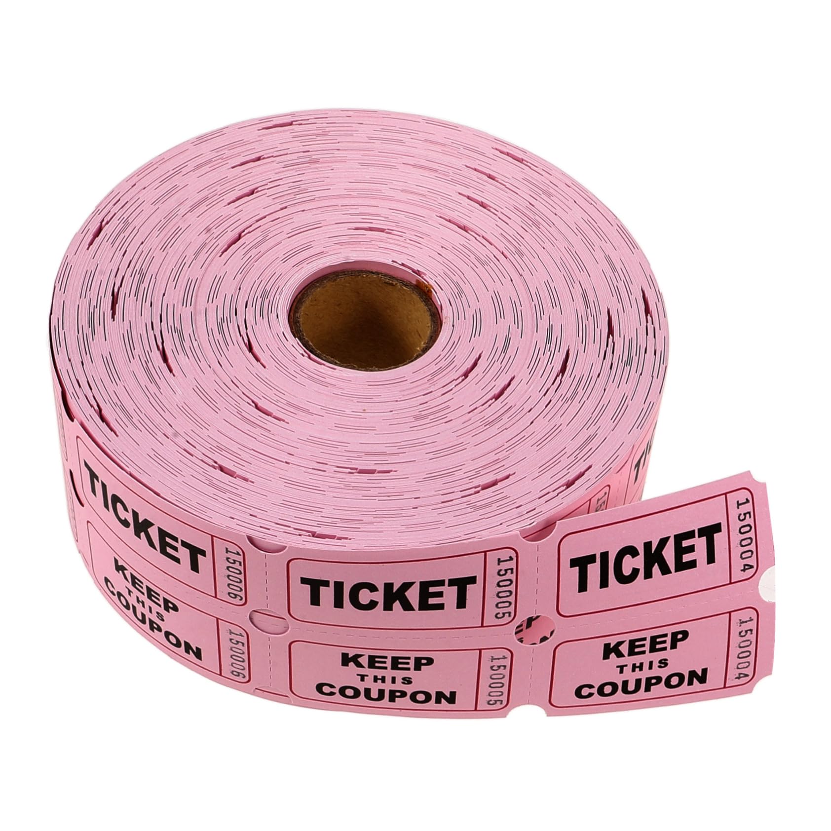 TOPBATHY 4 Rollos boletos para la rifa de boletos entradas para la fiesta boletos de papel Entradas para eventos Boletos de puerta entradas para fiesta tickets for events rosa