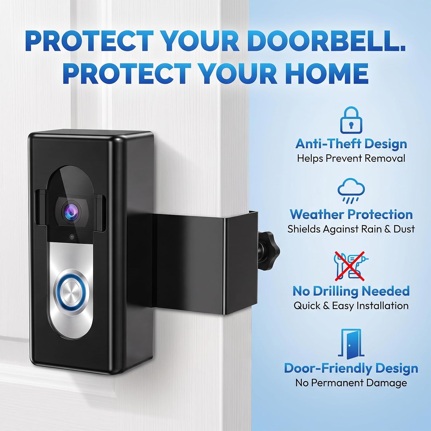 KEPEAK Anti-Theft Video Doorbell Mount image 5