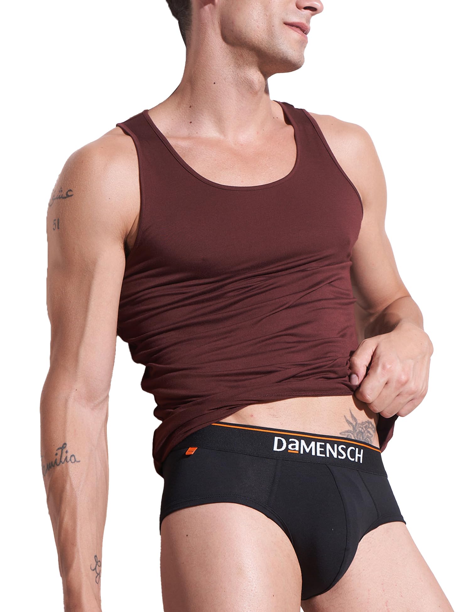 DAMENSCHMen's Regular Fit Cotton Printed Briefs | Men's Underwear, Briefs for Men, Underwear for Men, V Shape Underwear for Men, Stretchy Fabric, Anti-bacterial and Microfibre Waistband