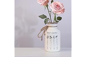 Personalized Grandma's Garden Rustic Flower Vase for Mother's Day