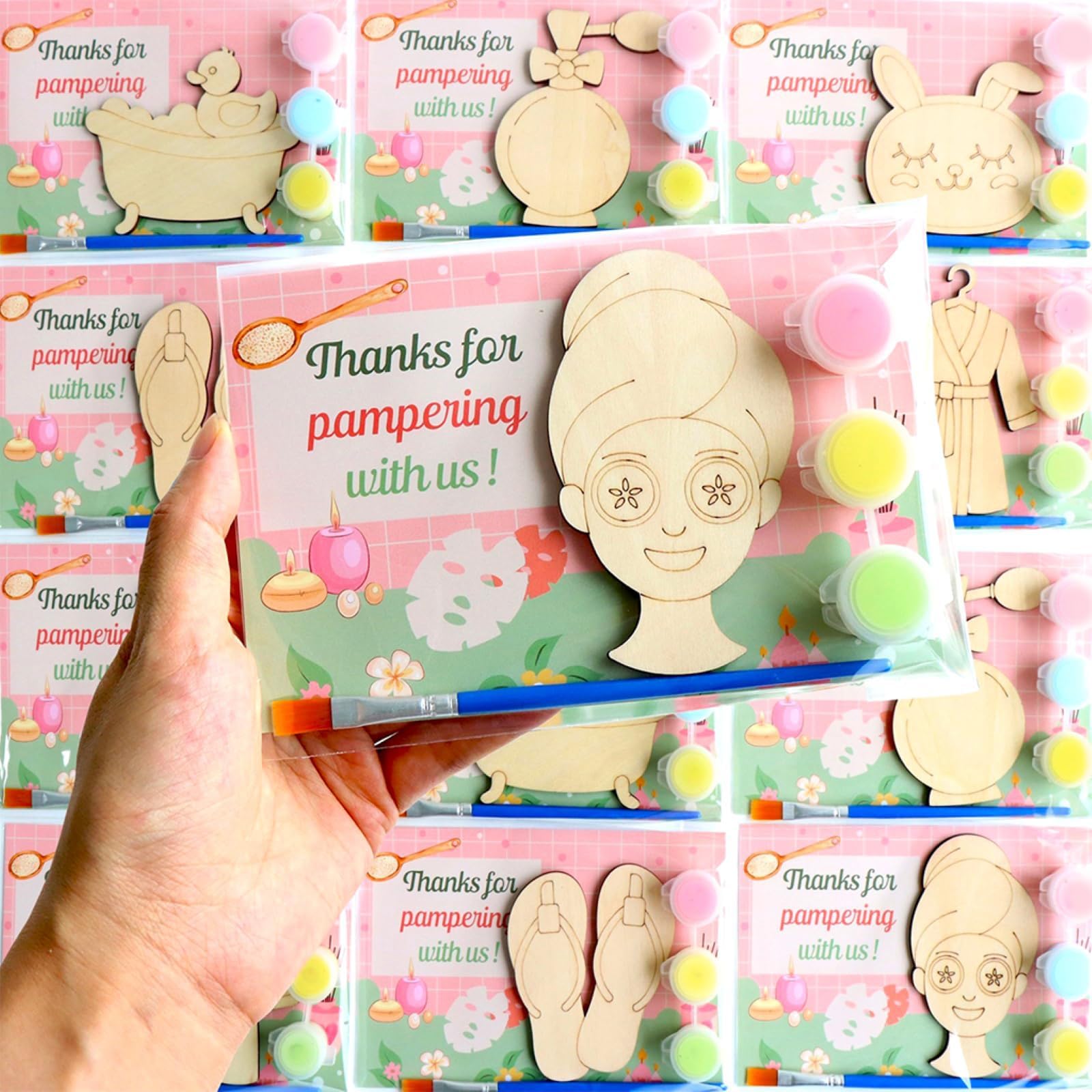 Alice Party Favors for Kids - Paint Your Own Magnet Kits -7