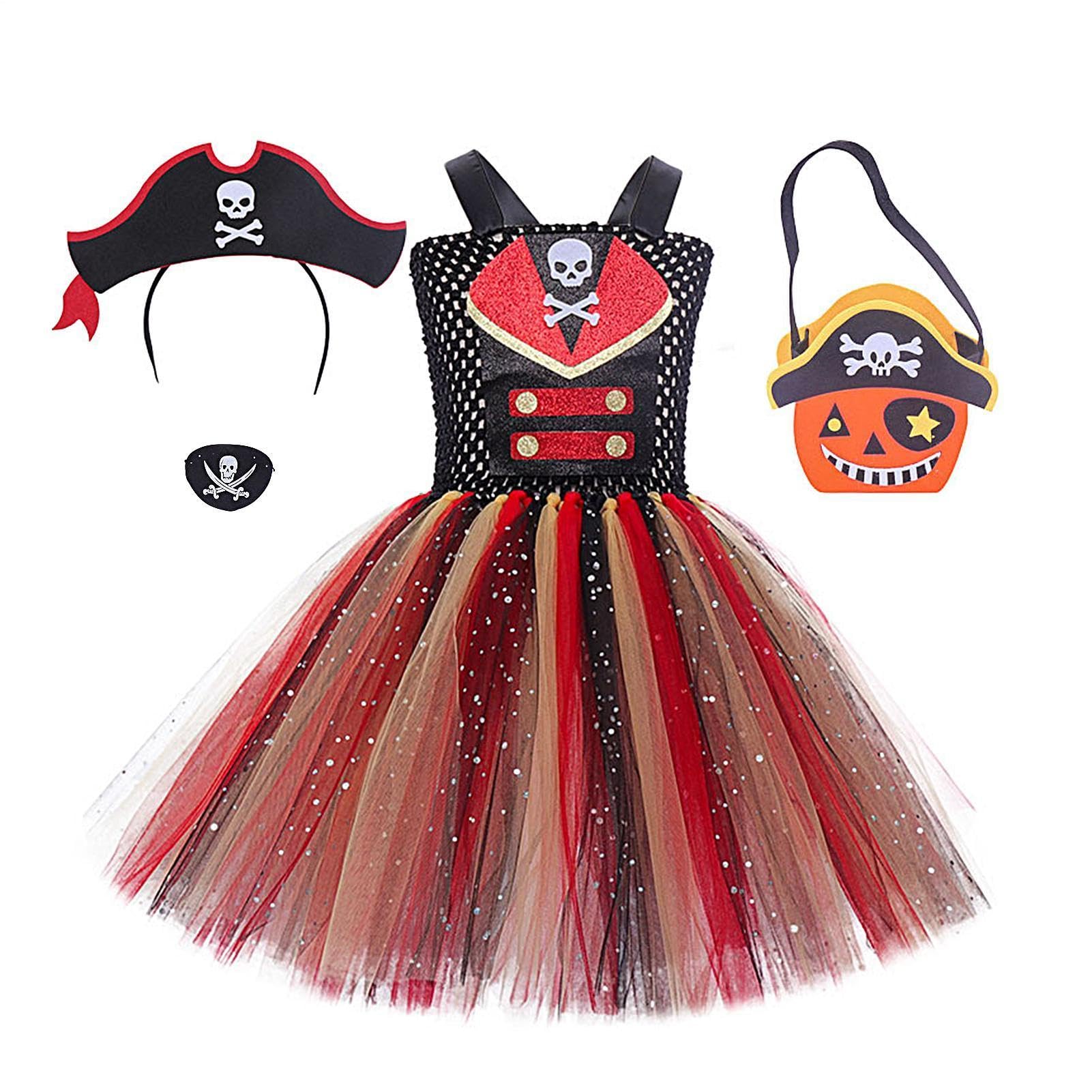 Generico Kostium piratów dla dziewczynek na Halloween