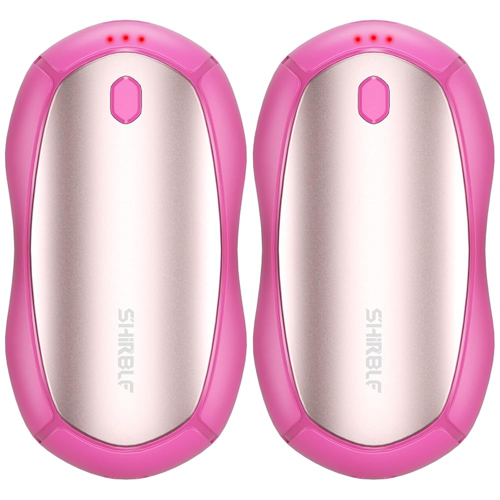 Hand Warmers Rechargeable, Electric Hand Warmers 2 Pack with Smart Chips Long Safe Heat, Portable Pocket Heater,Gifts for Christmas,Golf,Camping,Hunting, Stocking Stuffers